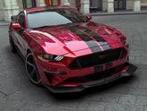 DRAKE Front Chin Spoiler (Black) for Mustang 2018-23 | #JR3B-63001A74-A - Available from NEMESISUK.COM